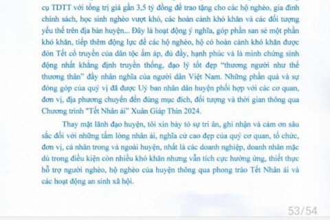 SOTEK hưởng ứng phong trào “Tết nhân ái”