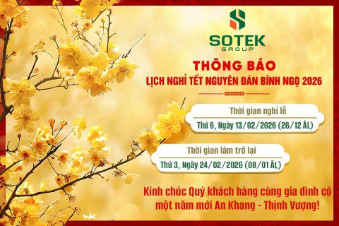 [THÔNG BÁO] LỊCH NGHỈ TẾT NGUYÊN ĐÁN BÍNH NGỌ 2026