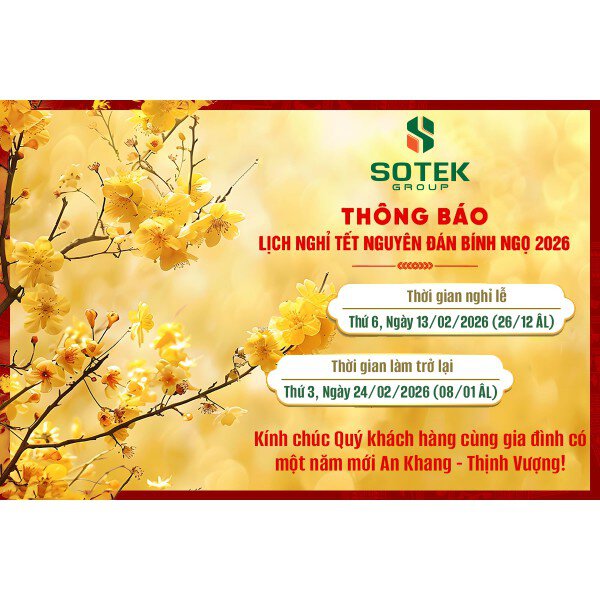 [THÔNG BÁO] LỊCH NGHỈ TẾT NGUYÊN ĐÁN BÍNH NGỌ 2026